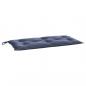 Preview: Gartenbank-Auflage Marineblau 100x50x7 cm Oxford-Gewebe