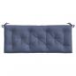 Preview: Gartenbank-Auflage Marineblau 120x50x7 cm Oxford-Gewebe