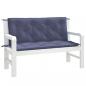 Preview: Gartenbank-Auflagen 2 Stk. Marineblau 120x50x7 cm Oxford-Gewebe