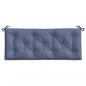 Preview: Gartenbank-Auflagen 2 Stk. Marineblau 120x50x7 cm Oxford-Gewebe