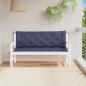 Preview: ARDEBO.de - Gartenbank-Auflagen 2 Stk. Marineblau 150x50x7 cm Oxford-Gewebe