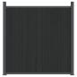 Preview: Zaunelement Grau 699x186 cm WPC
