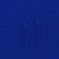Preview: Lagerschrank Marineblau 80x35x101,5 cm Stahl    