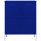 Preview: Lagerschrank Marineblau 80x35x101,5 cm Stahl    