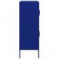 Preview: Lagerschrank Marineblau 80x35x101,5 cm Stahl    