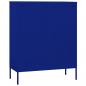 Preview: Lagerschrank Marineblau 80x35x101,5 cm Stahl    