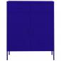 Preview: Lagerschrank Marineblau 80x35x101,5 cm Stahl