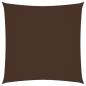 Preview: Sonnensegel Oxford-Gewebe Quadratisch 4x4 m Braun