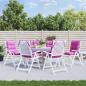 Preview: ARDEBO.de - Niedriglehner-Auflagen 6 Stk. Rosa Oxford-Gewebe