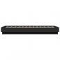Preview: Bettgestell mit LED Schwarz 75x190 cm
