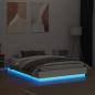 Preview: Bettgestell mit LED Weiß 135x190 cm