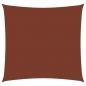 Preview: Sonnensegel Oxford-Gewebe Quadratisch 7x7 m Terrakotta-Rot