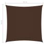 Preview: Sonnensegel Oxford-Gewebe Quadratisch 2,5x2,5 m Braun