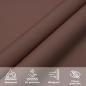 Preview: Sonnensegel Oxford-Gewebe Quadratisch 2,5x2,5 m Braun