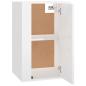 Preview: TV-Wandschrank Hochglanz-Weiß 40x34,5x60 cm