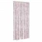 Preview: Fliegenvorhang Silbergrau und Rosa 100x200 cm Chenille