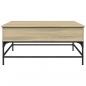 Preview: Couchtisch Sonoma-Eiche 95x95x45 cm Holzwerkstoff und Metall