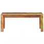 Preview: Couchtisch 100x55x40 cm Massives Altholz