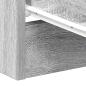 Preview: Nachttisch Grau Sonoma 38x35x56 cm Holzwerkstoff