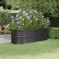 Preview: ARDEBO.de - Hochbeet Pulverbeschichteter Stahl 224x80x68 cm Anthrazit