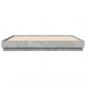 Preview: Bettgestell Betongrau 200x200 cm Holzwerkstoff