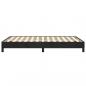 Preview: Bettgestell Schwarz 120x190 cm Samt