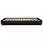 Preview: Bettgestell mit LED Schwarz 160x200 cm