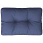 Preview: Palettenkissen Marineblau 50x40x12 cm Stoff
