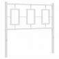 Preview: Kopfteil Metall Weiß 90 cm