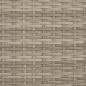 Preview: Sonnenliege mit Dach und Kissen Hellgrau Poly Rattan
