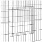 Preview: Kaninchenkäfig 3 Paneele 325x109x54 cm Verzinktes Eisen
