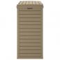 Preview: Outdoor-Mülltonne Hellbraun 78x41x86 cm Polypropylen