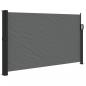 Preview: Seitenmarkise Ausziehbar Anthrazit 120x500 cm