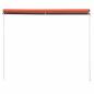 Preview: Einziehbare Markise 150×150 cm Orange und Braun