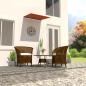 Preview: Einziehbare Markise 150×150 cm Orange und Braun