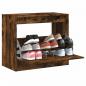 Preview: ARDEBO.de - Schuhschrank Räuchereiche 80x42x69 cm Holzwerkstoff