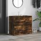 Preview: Schuhschrank Räuchereiche 80x42x69 cm Holzwerkstoff