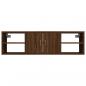 Preview: Wandregal Braun Eichen-Optik 102x30x29 cm Holzwerkstoff