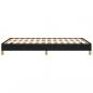 Preview: Bettgestell Schwarz 120x190 cm Stoff