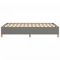 Preview: Bettgestell Dunkelgrau 120x190 cm Stoff