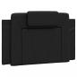Preview: Bettgestell mit LED Schwarz 90x190 cm Kunstleder