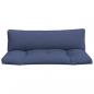 Preview: Palettenkissen 2 Stk. Marineblau Oxford-Gewebe