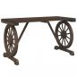 Preview: Gartentisch 115x55x65 cm Massivholz Tanne