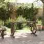 Preview: Gartentisch 115x55x65 cm Massivholz Tanne