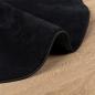 Preview: Teppich OVIEDO Kurzflor Schwarz Ø 160 cm