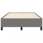 Preview: Bettgestell Dunkelgrau 120x190 cm Stoff