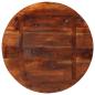 Preview: Tischplatte Ø 80x3,8 cm Rund Altholz Massiv
