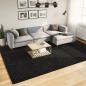Preview: ARDEBO.de - Teppich OVIEDO Kurzflor Schwarz 240x340 cm