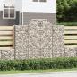 Preview: ARDEBO.de - Gabionen mit Hochbogen 14Stk. 200x50x160/180cm Verzinktes Eisen