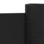 Preview: Bettgestell mit Kopfteil und LED-Leuchten Schwarz 135x190 cm